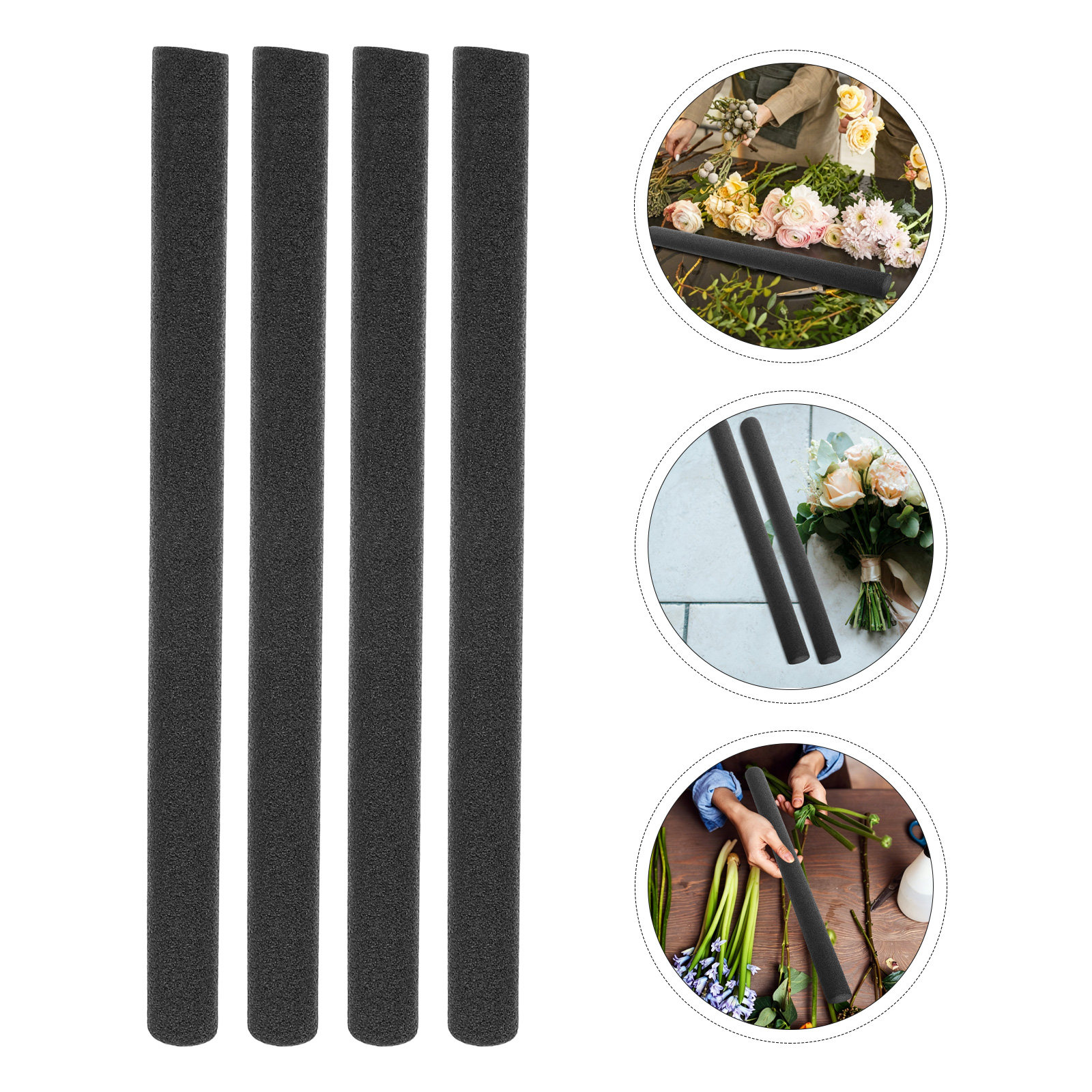 8Pcs Floral Foam Rods Black 1. - огляд і ціна Wedding Floral Supply