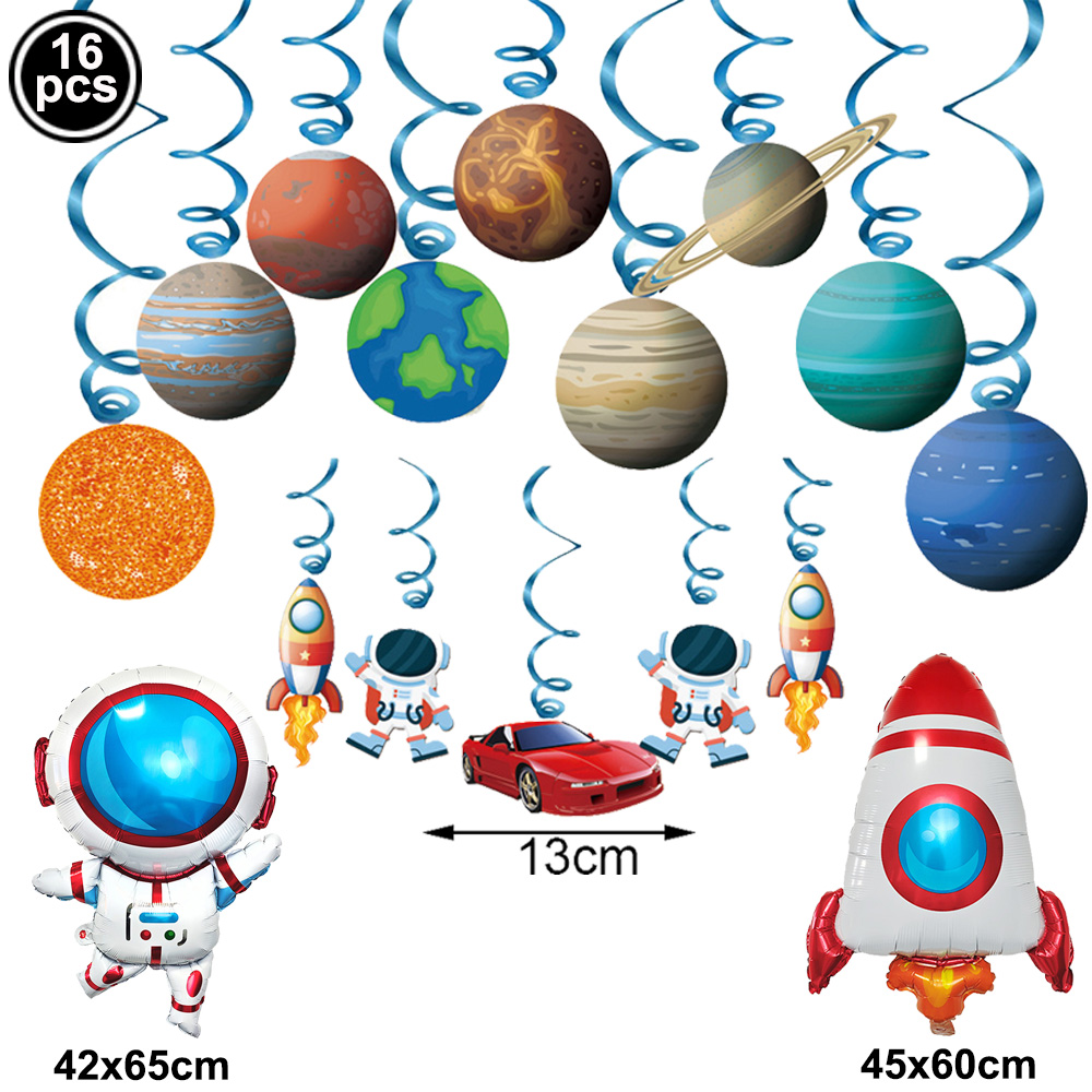 Space Birthday Decor Astronaut - огляд і ціна Confetti Balloon Set