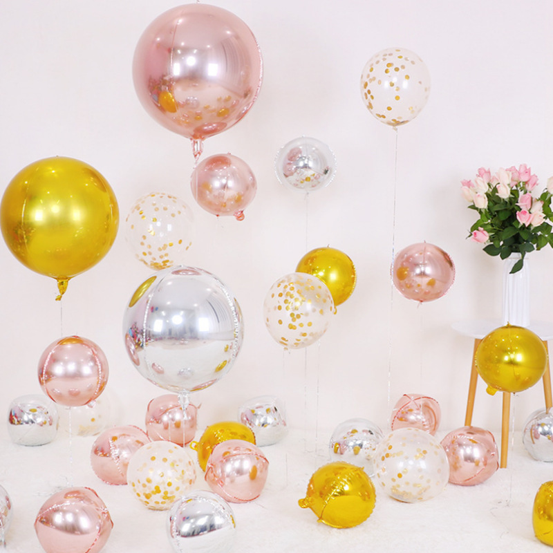 5pcs 10 18 22 Inch 4D Round Me - огляд і ціна Wedding/Event Supply Store