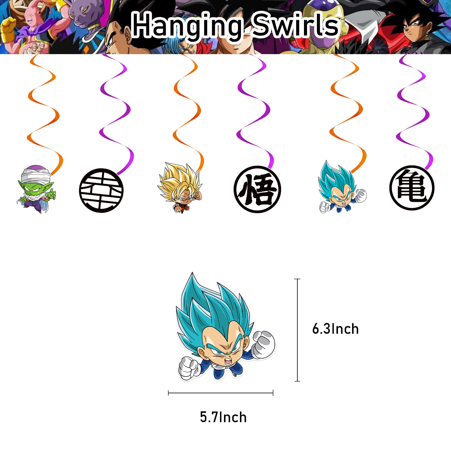 Dragon Ball Cake Topper Banner - огляд і ціна Good Supply Wedding Cake