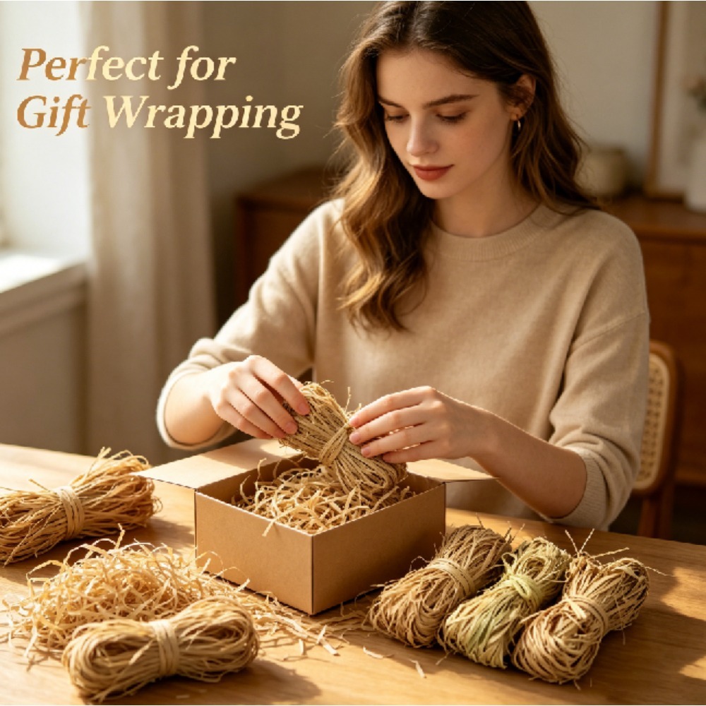 Natural Vintage Raffia Shred F - огляд і ціна Wedding Floral Supply