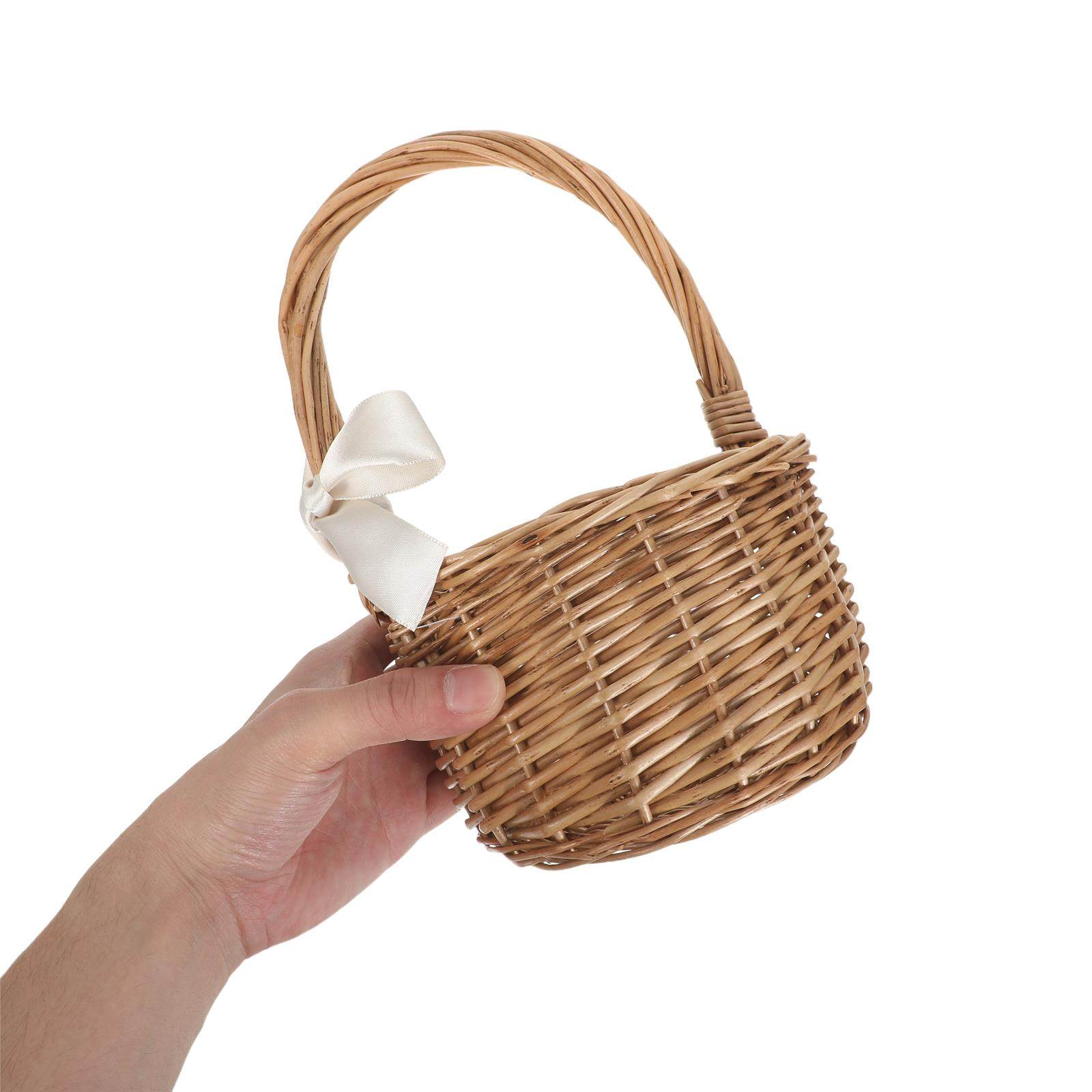 Handwoven Wicker Flower Basket - огляд і ціна Wedding Hampers