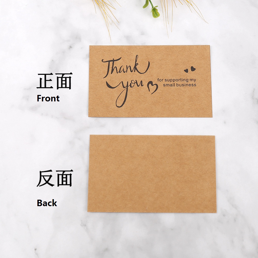 50pcs Thank You Cards Kraft Pa - огляд і ціна Wedding/Event Supply Store