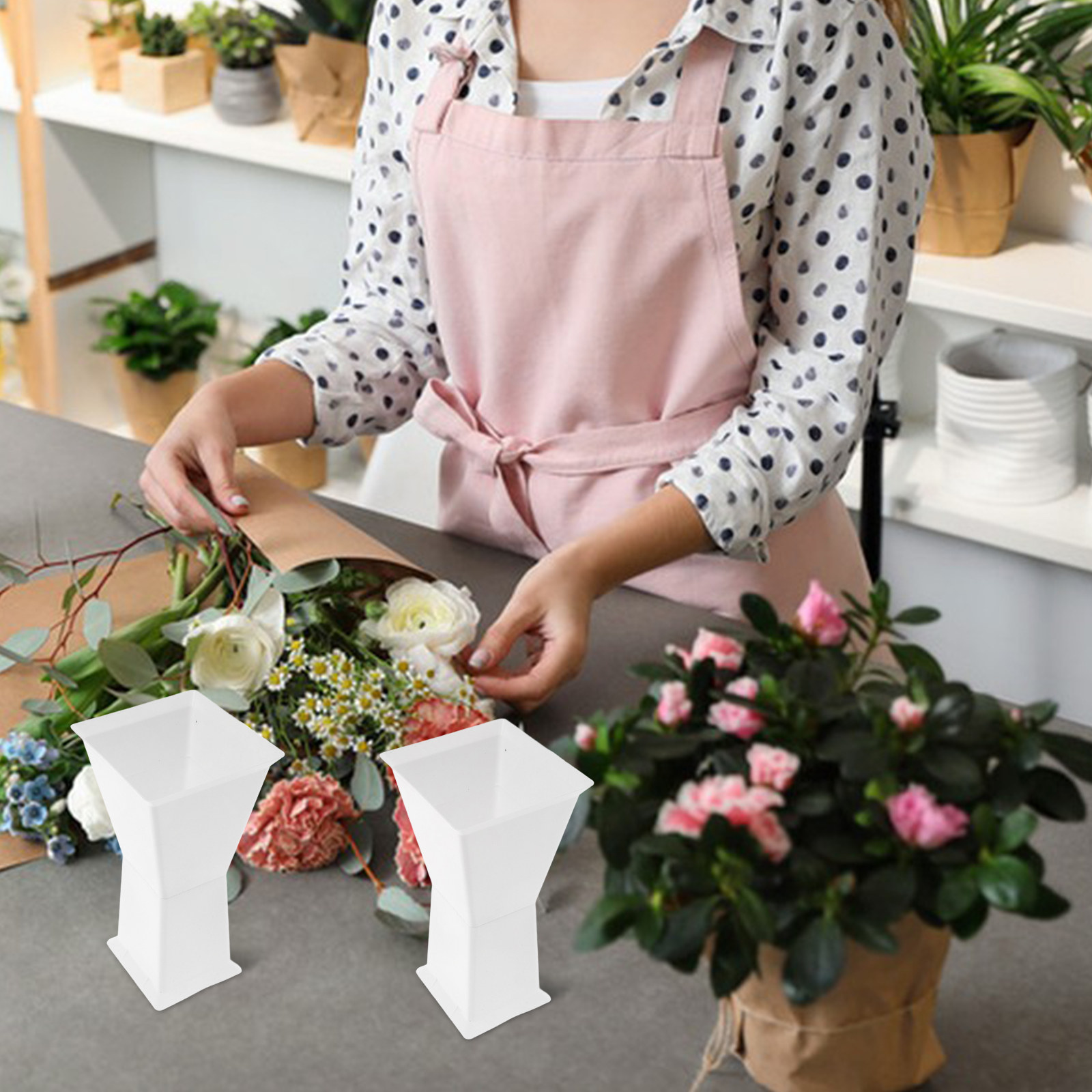 10Pcs Square Flower Arrangemen - огляд і ціна Wedding Floral Supply