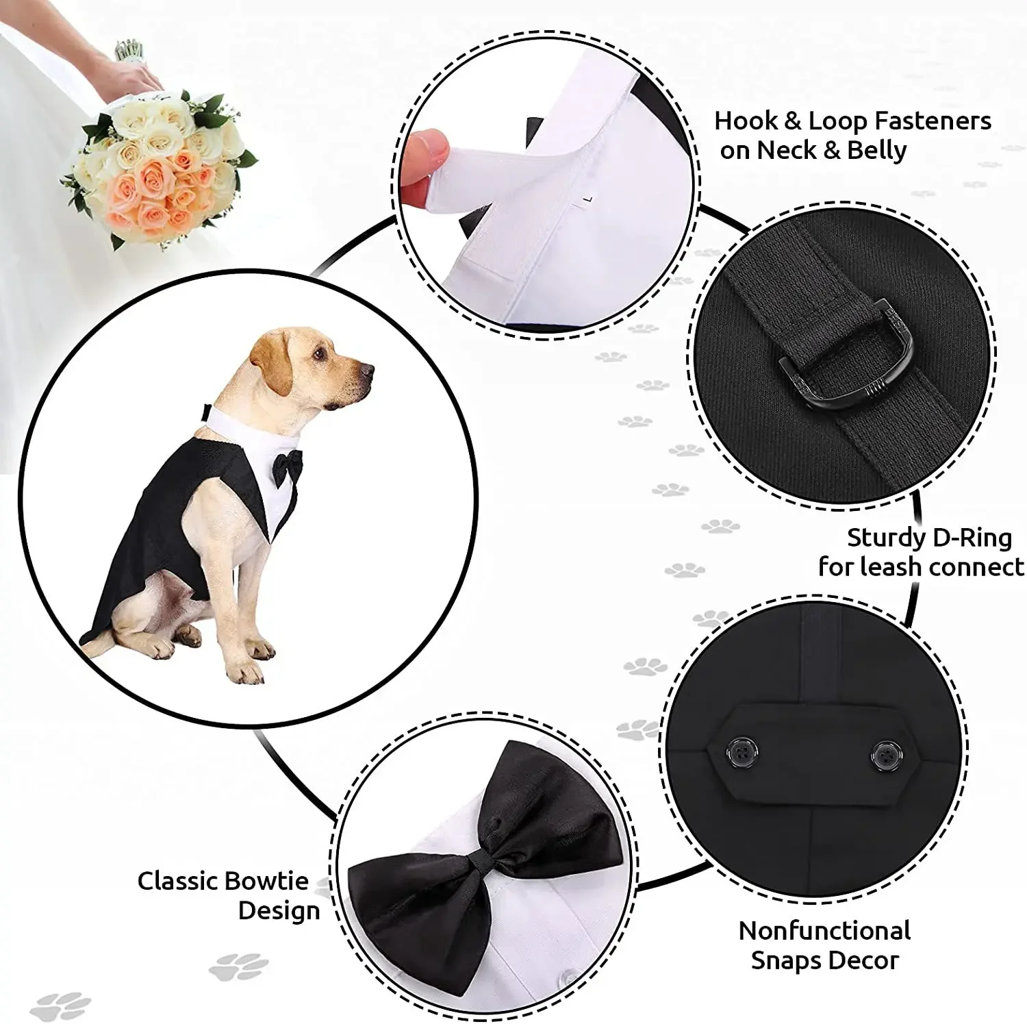 Pet Dog Clothes Wedding Shirt  - огляд і ціна Suitsupply Wedding Tuxedo