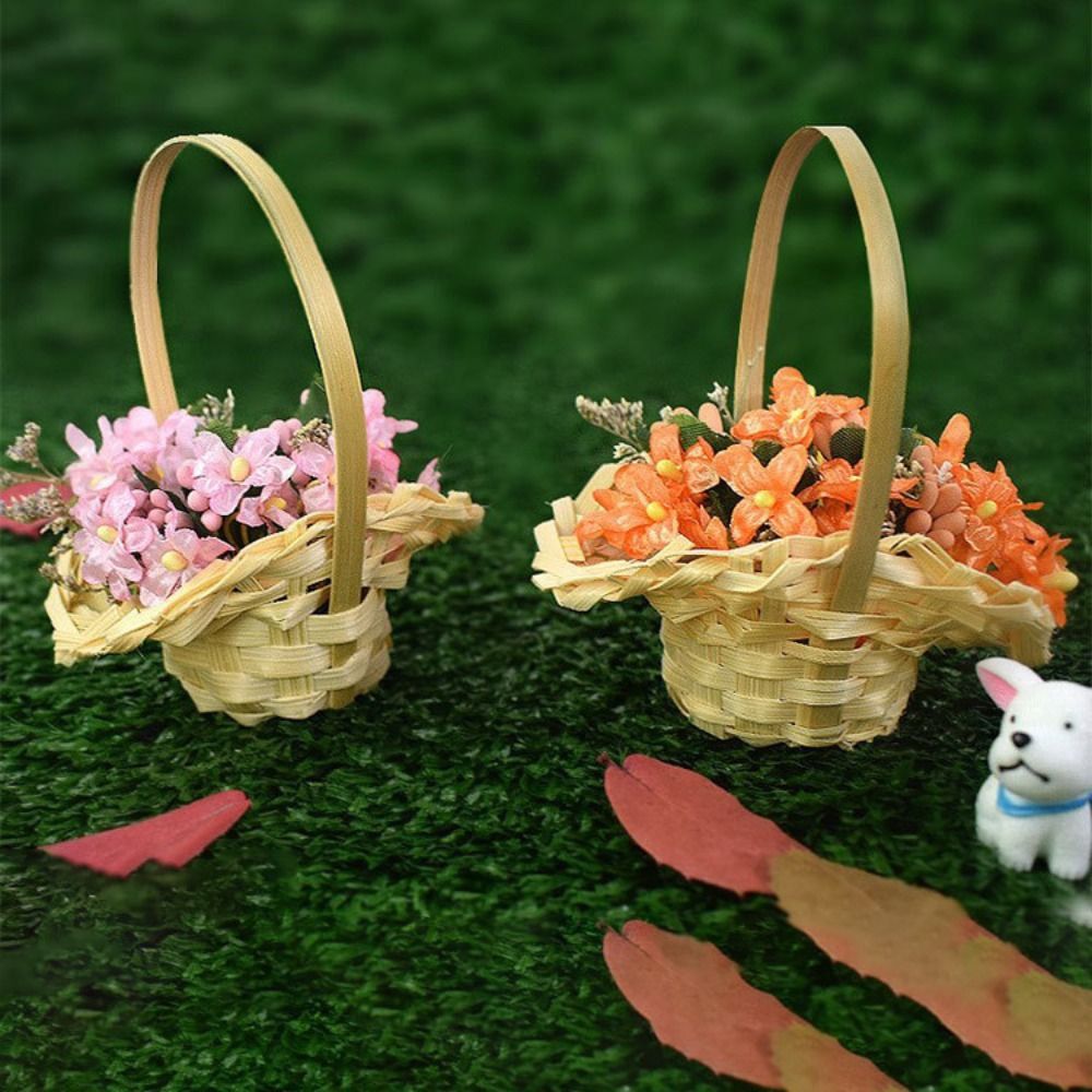 Mini Braid Flower Baskets with - огляд і ціна Wedding Hampers