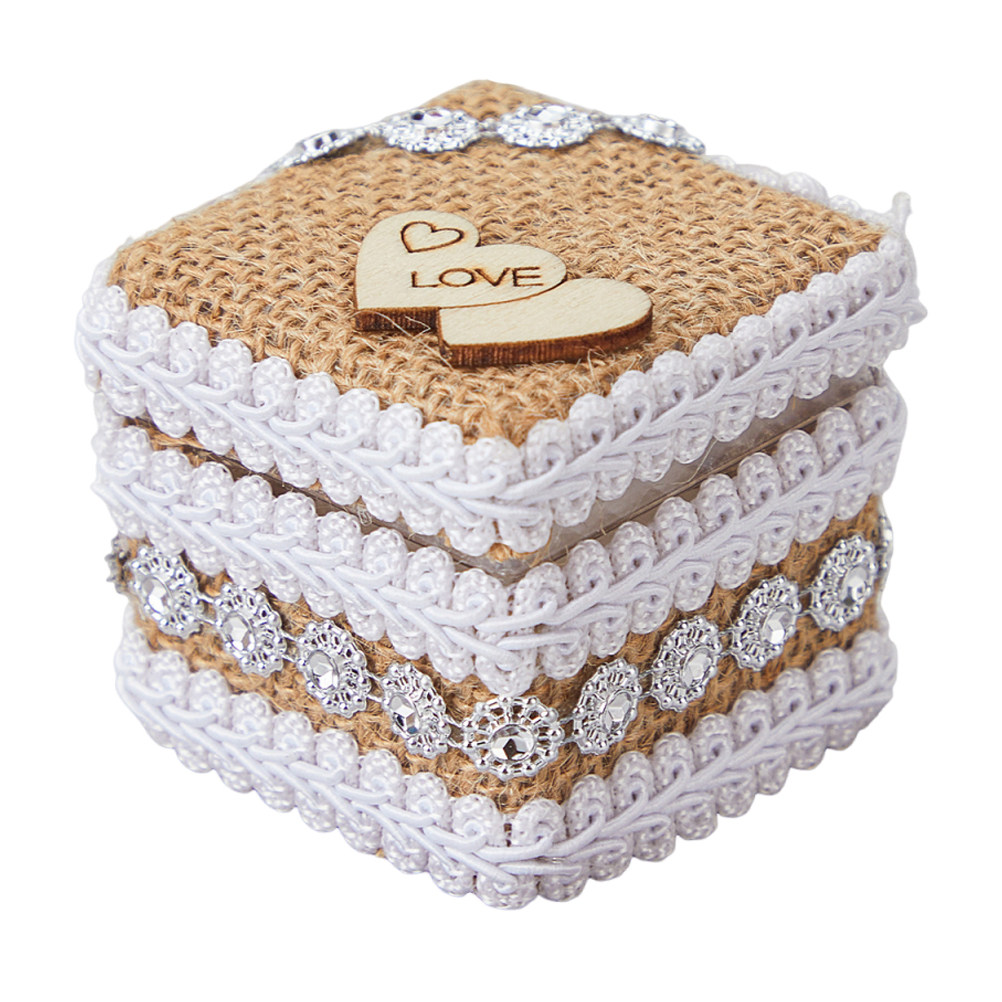 Small Rustic Wedding Ring Box  - огляд і ціна Ring Bearer Pillow