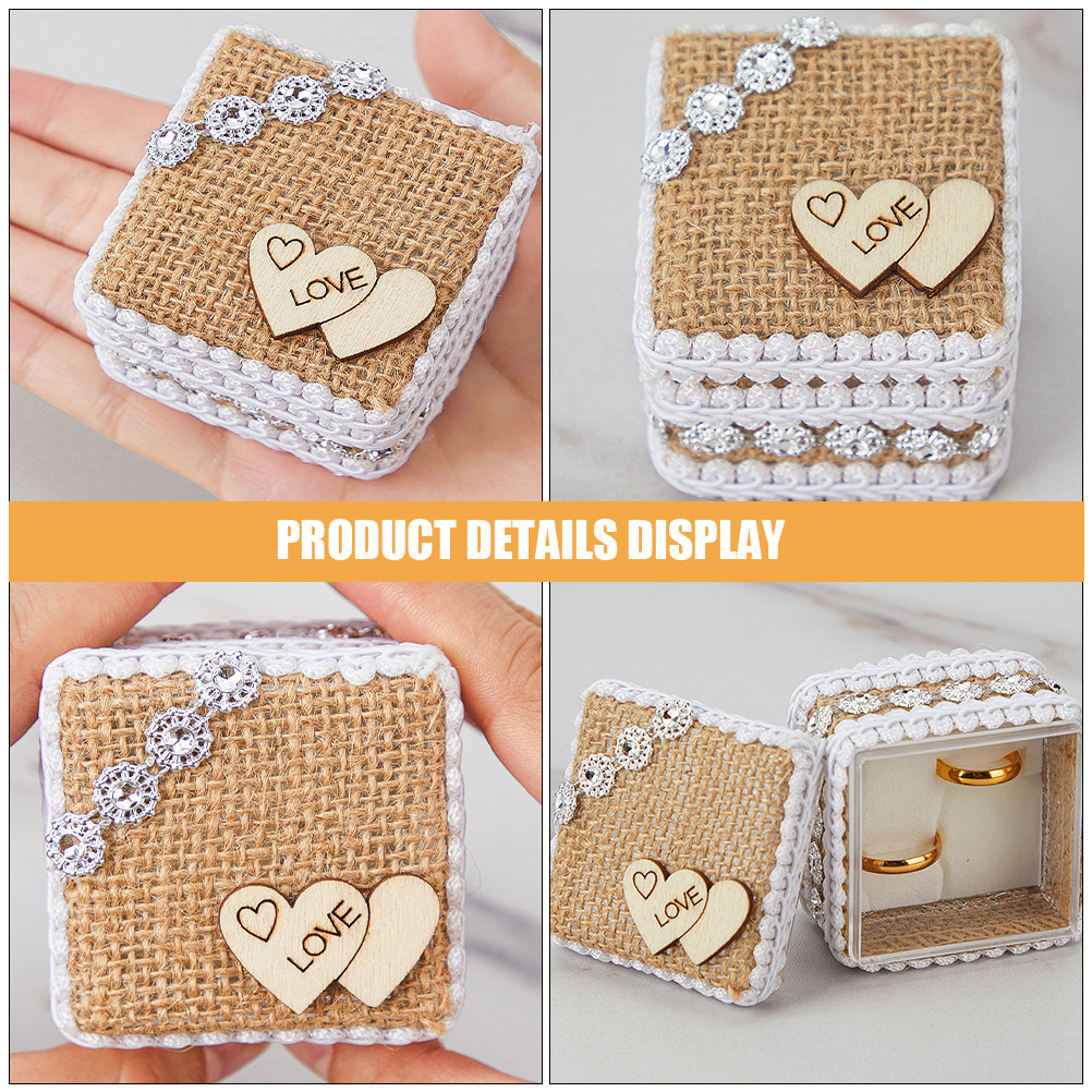 Small Rustic Wedding Ring Box  - огляд і ціна Ring Bearer Pillow