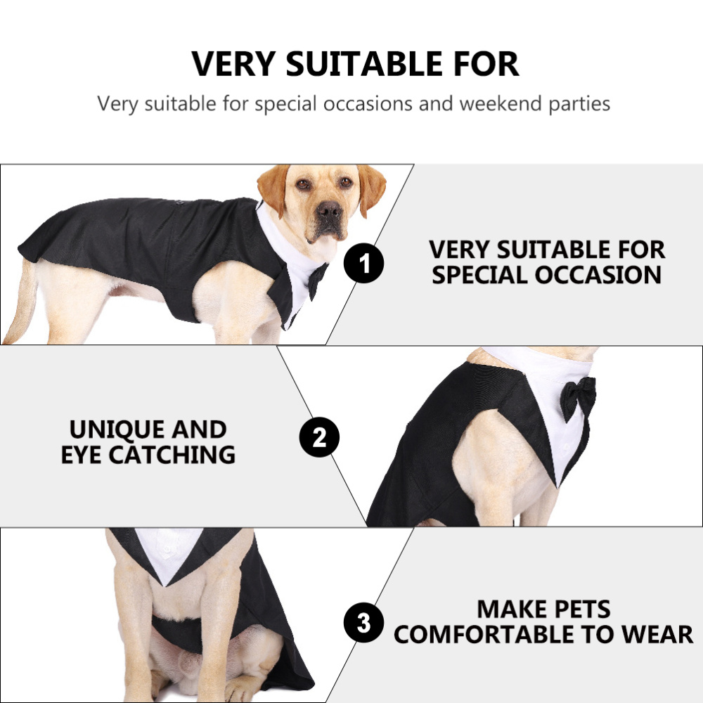 Pet Dog Clothes Fashion Party  - огляд і ціна Suitsupply Wedding Tuxedo