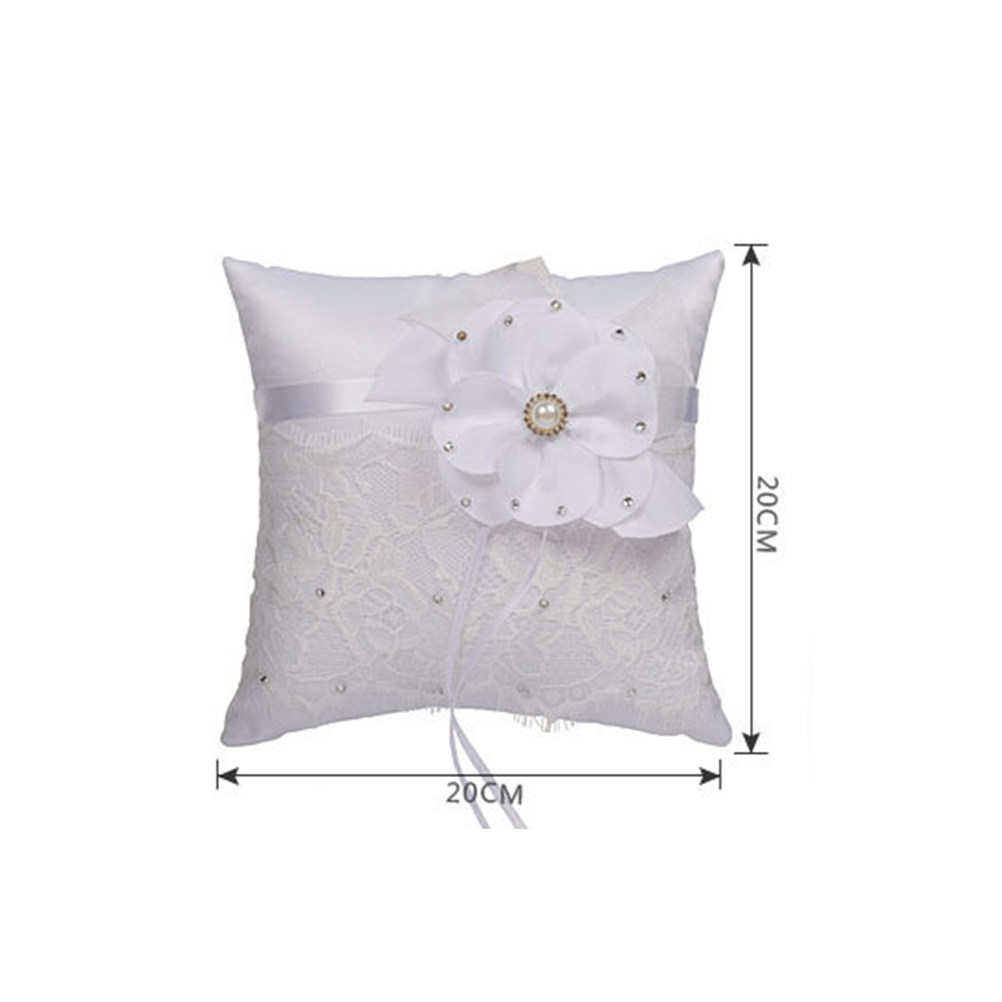 Wedding Ring Pillow Lace Flowe - огляд і ціна Ring Bearer Pillow