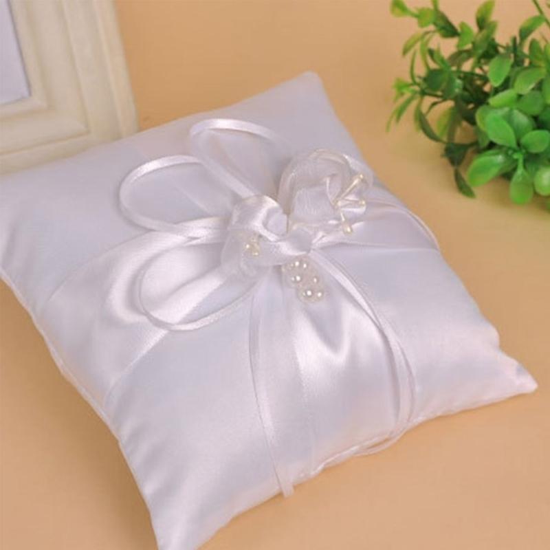 P9FE Wedding Pearls Rings Pill - огляд і ціна Ring Bearer Pillow