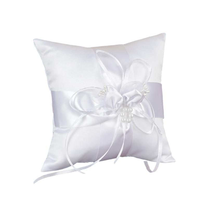 P9FE Wedding Pearls Rings Pill - огляд і ціна Ring Bearer Pillow